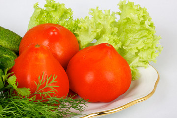 vegetables, green cucumber