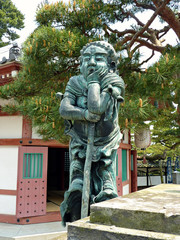 Naklejka premium Buddhist statue, Zenkoji Temple, Nagano, Japan