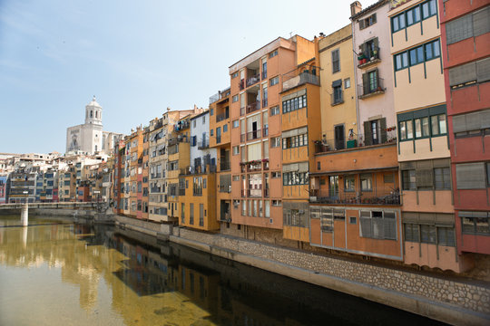 View of Girona. Catalonia. Spain.