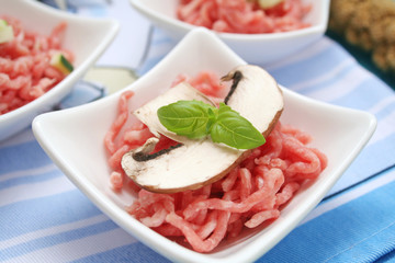 frisches rohes fleisch