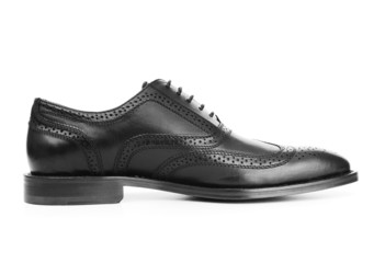 Male shoes isolated on the white background
