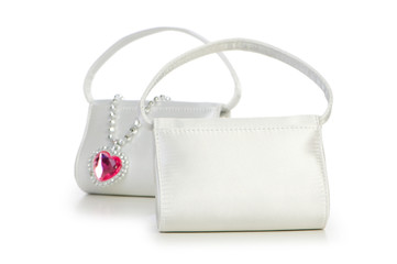 Woman bag isolated on the white background