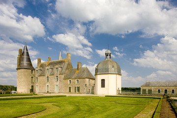 Fototapeta na wymiar Chateau des Rochers Sévigné, Brittany, France