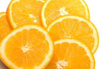 Slices of oranges.