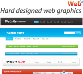 Hard designed web graphics