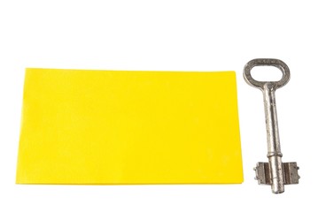 Paper Note with Key