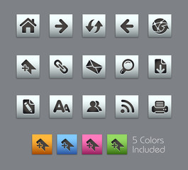 Navigation / The EPS includes 5 colors in different layers