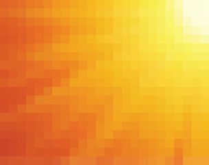 Abstract yellow and orange mosaic