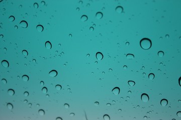 Rain and glass