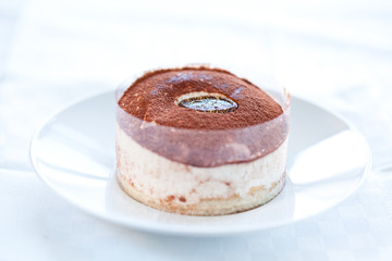 tasty home made tiramisu cake