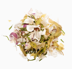 tas de d&eacute;chets v&eacute;g&eacute;taux