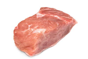 Raw filet of pork