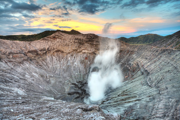 Bromo crater