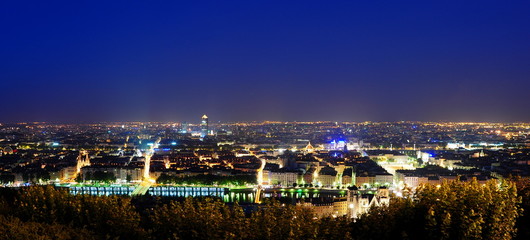 Fototapeta premium centre ville de lyon en france