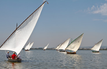 Barcos de vela latina, en España © Benjaminet