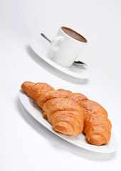 coffee and croissant