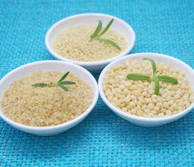 Couscous und Bulgur