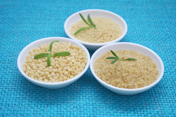 Couscous und Bulgur