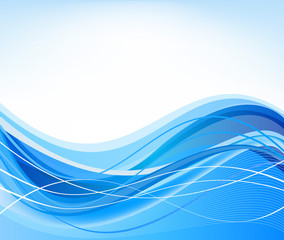 Obraz premium Abstract blue background vector