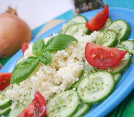 Salat mit Couscous