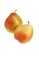 Tasty and isolated pears