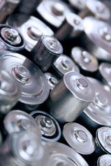 Obraz premium stack of batteries
