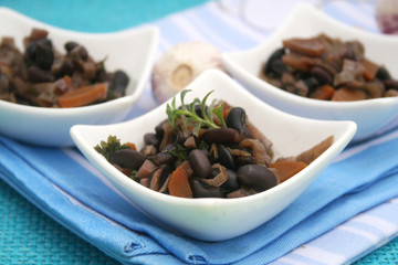frischer Bohnensalat