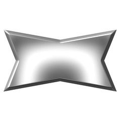 3D Silver Banner