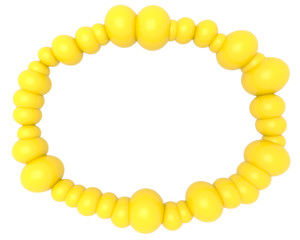 Yellow ballons frame