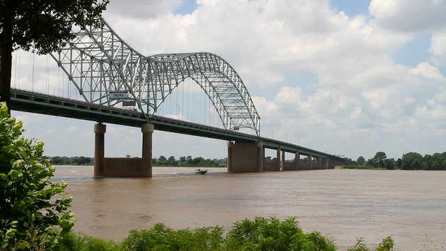 Interstate Bridge Over Mississippi