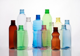 group of bottles