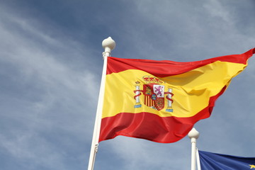 Flag from Spain country Europe