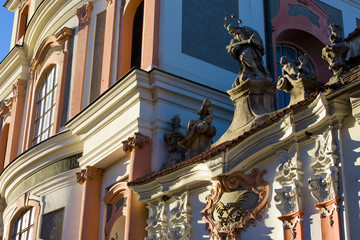 Fototapeta na wymiar Church of St. Jan Nepomucky, Kutna Hora, Czech Republic