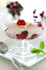 Cherry Yogurt Parfait