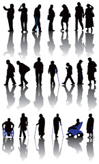 Old and disabled people