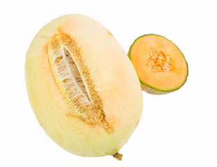 melon isolated on white background