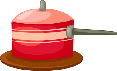 Obraz premium Red pan