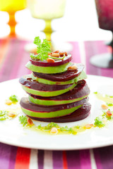 beetroot and avocado