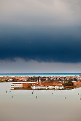 Naklejka premium View on San Servolo, Venice