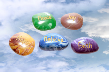 heavenly affirmation stones