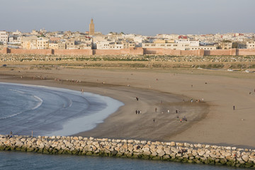Rabat - panorama dalla kasbah oudaia