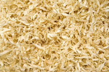 wooden shavings background