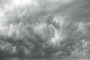 Dark stormy clouds or smoke suitable for backgrounds