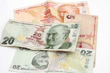 Used turkish lira