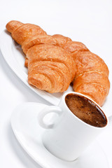 coffee and croissant