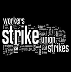 Strike - Union Workers words related concepts 