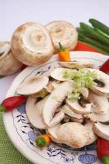 weisse champignons