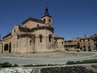 Naklejka premium Kościół San Millán w Segowii