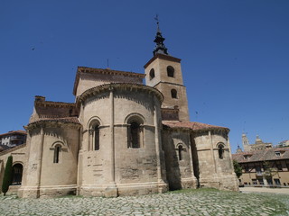 Fototapeta na wymiar Iglesia de San Millán en Segovia