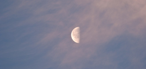 Moon at sunrise